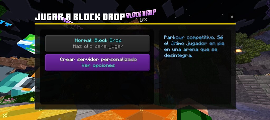 Block Drop Game Menu - Closed Reports - The Hive Forums