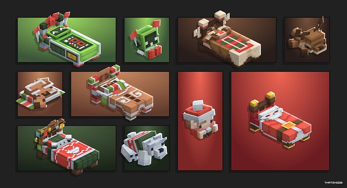 Bedwars Christmas Bundle Beds (1)