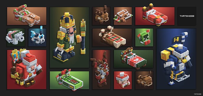 Bedwars Christmas Bundle Collection