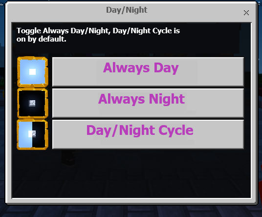 Always Day/Night Hub Setting? - Suggestions - The Hive Forums