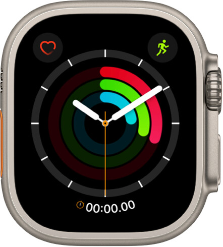 Apple Watch using 10:09 as time.