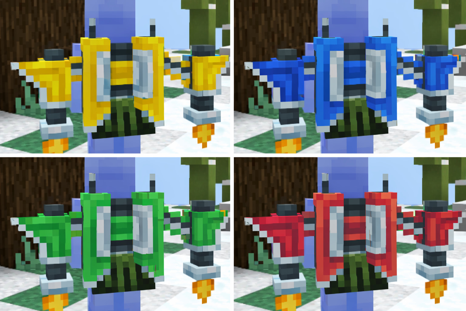 Pixel Jet Booster Different Jet Booster colors - BedWars - The Hive Forums