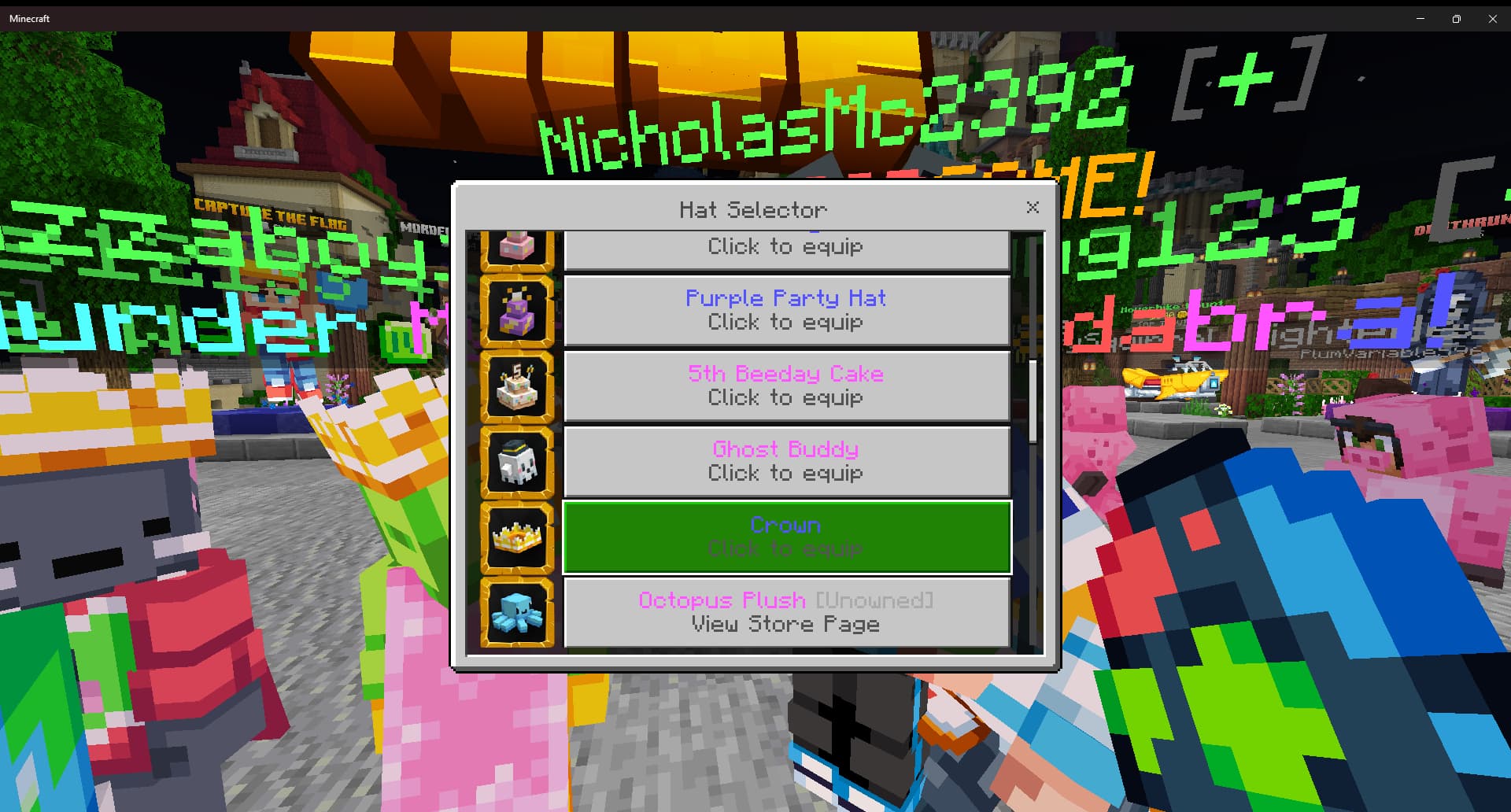 Block Friday 2023 Items non-existant in Skywars Microhub - Closed Bug ...