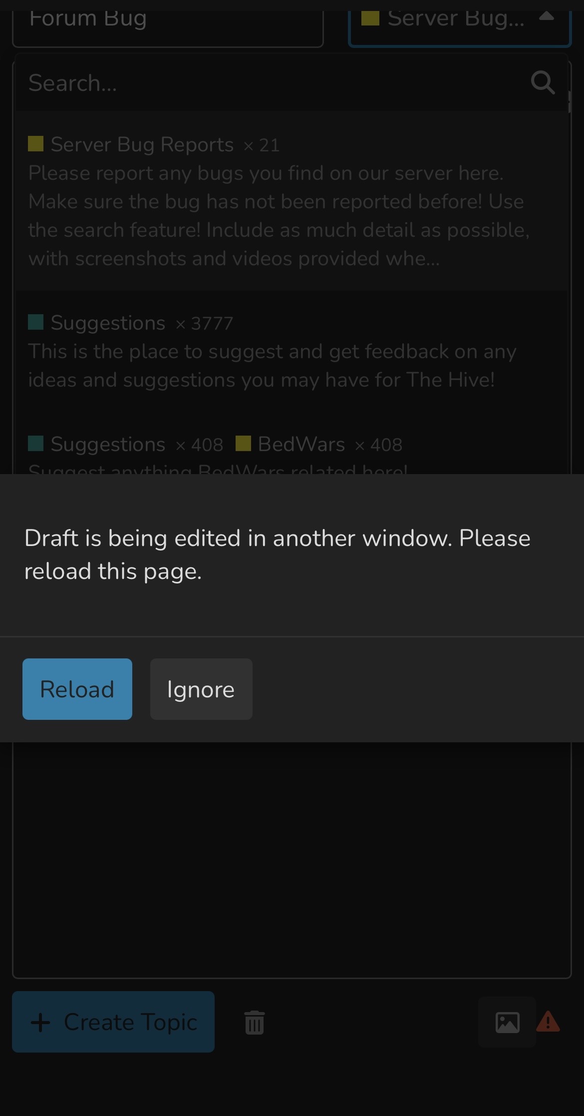 Forum Bug that’s affecting me really bad - Closed Bug Reports - The ...