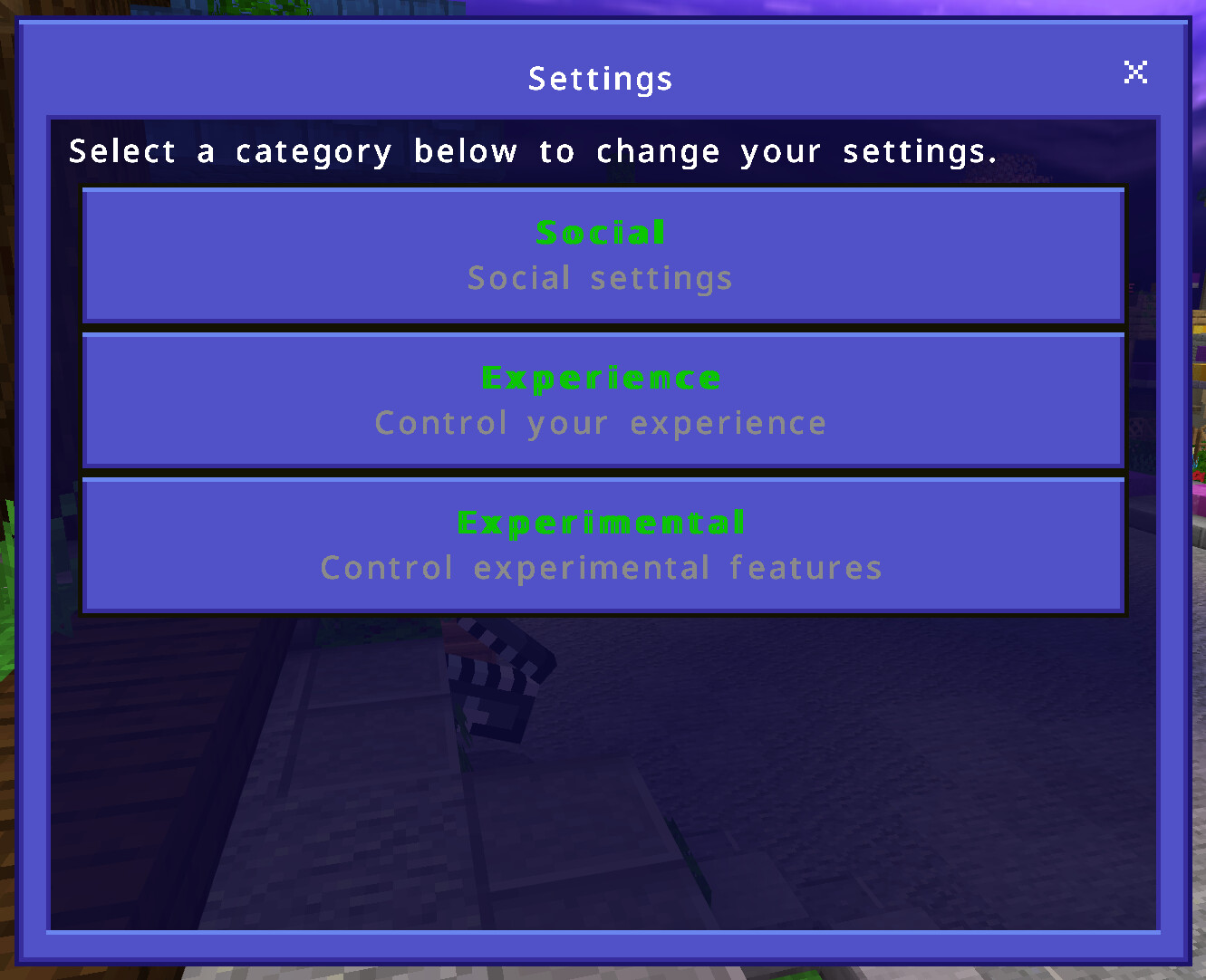 Setting category menus make no pop sound upon opening - Closed Bug ...
