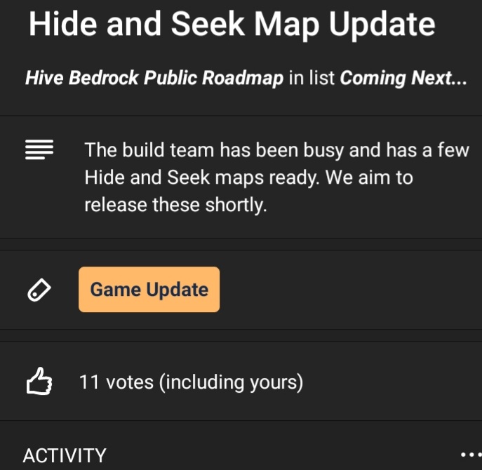List of Hide and Seek Maps 