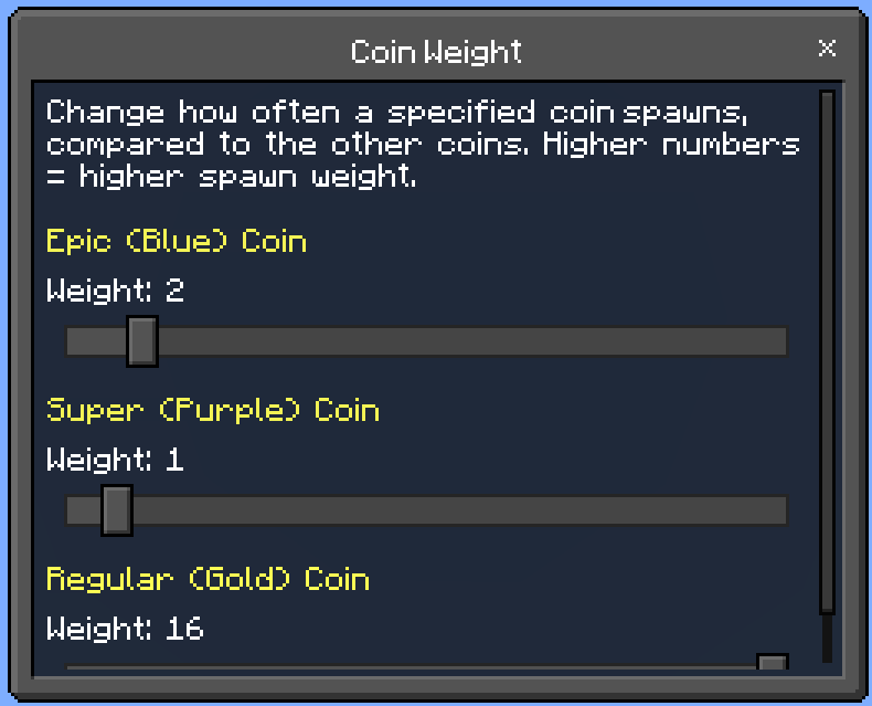 Coin Weight