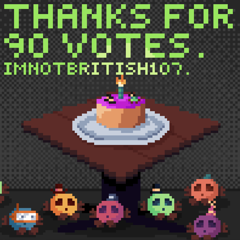 Unexpected 90 Votes Artwork.