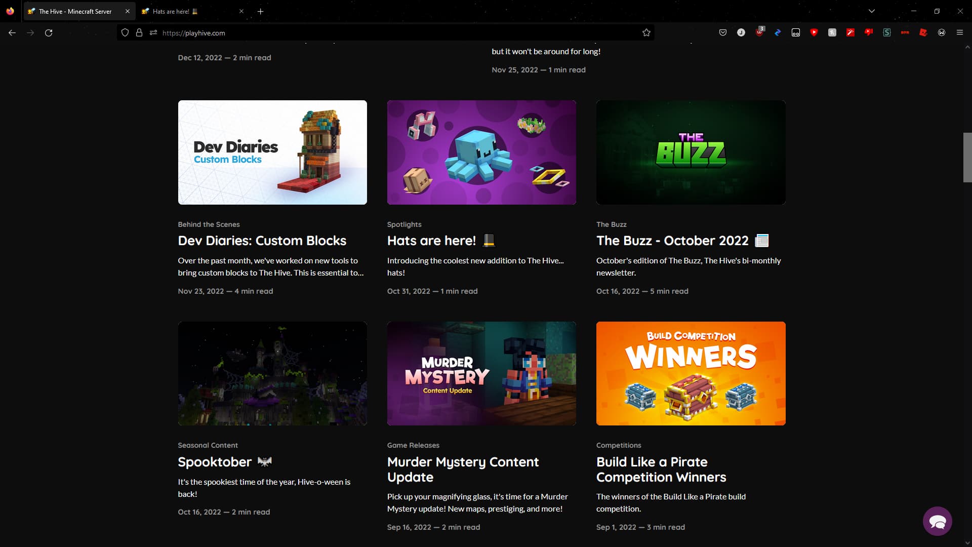 Dark Mode on Hive Websites - Anything Else - The Hive Forums